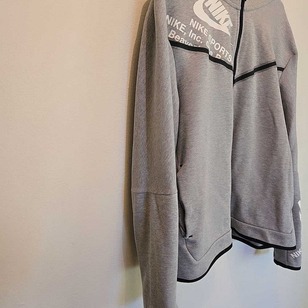 Nike Gray Zip-Up Hoodie - Picture 7 of 7